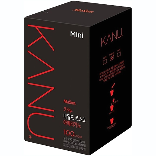 맥심 카누 미니 마일드로스트 아메리카노 100T