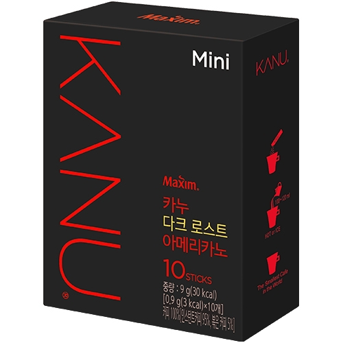 맥심 카누 미니 다크로스트 아메리카노 10T