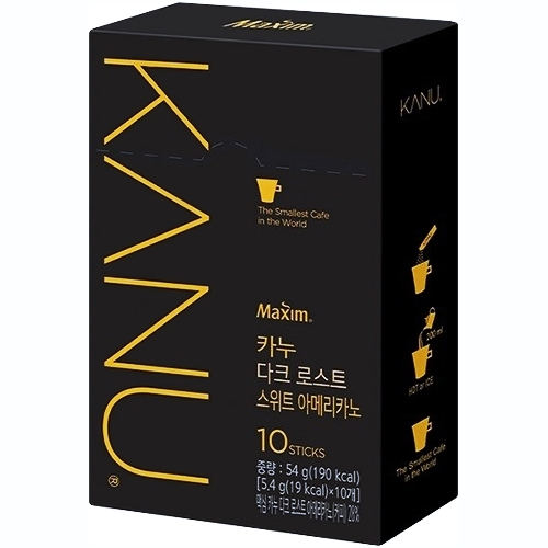 맥심 카누 다크로스트 스위트 아메리카노 10T
