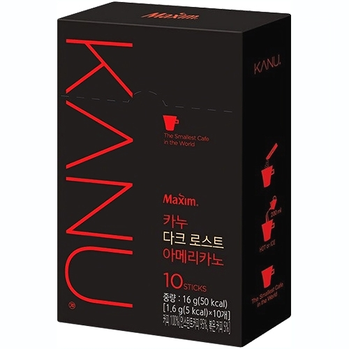 맥심 카누 다크로스트 아메리카노 10T