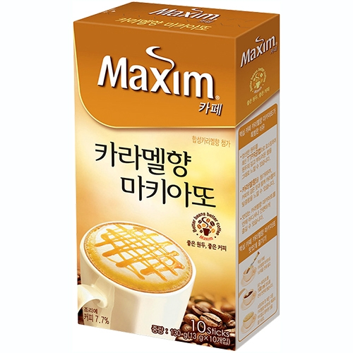 맥심 카페 카라멜향 마키아또 10T