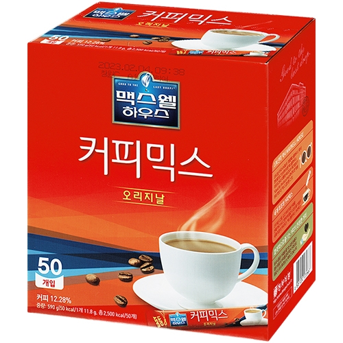 맥스웰하우스 오리지날 커피믹스 50T