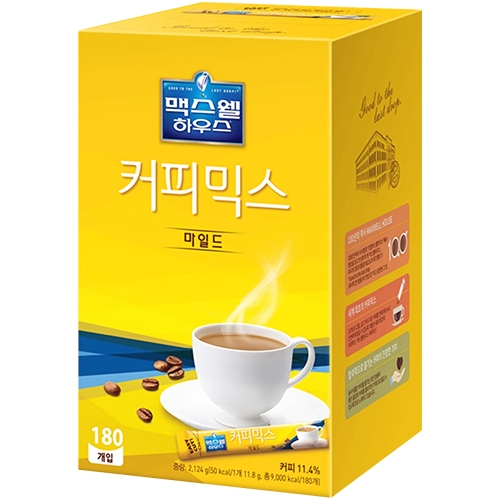 맥스웰하우스 마일드 커피믹스 180T