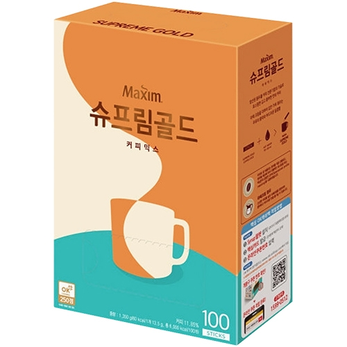 맥심 슈프림골드 커피믹스 100T