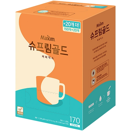 맥심 슈프림골드 커피믹스 150T+20T