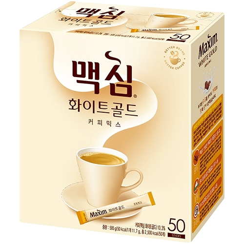 맥심 화이트골드 커피믹스 50T