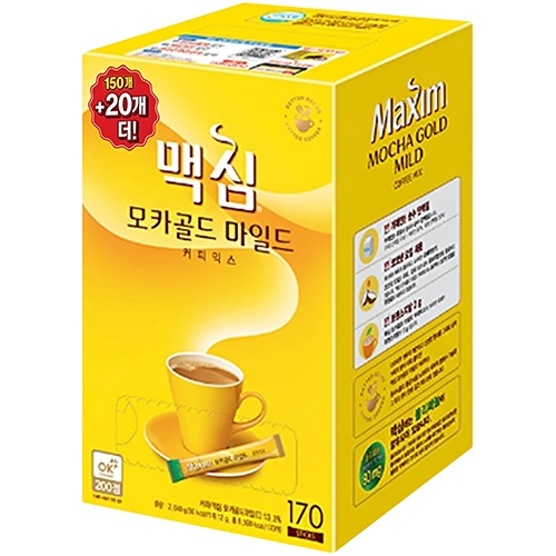 맥심 모카골드 마일드 커피믹스 150T+20T