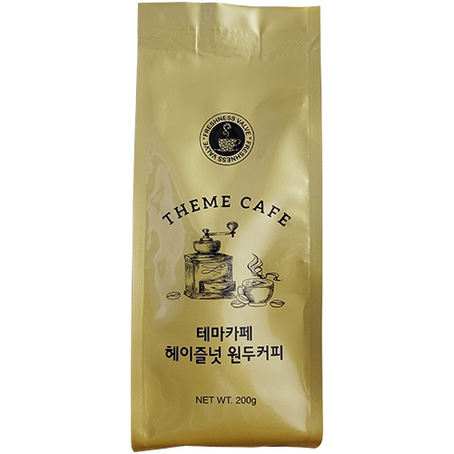 테마카페 헤이즐넛 원두커피 200g