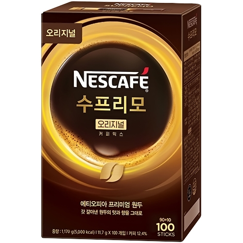 네스카페 수프리모 오리지널 커피믹스 90T+10T
