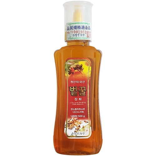 운장산 잡화벌꿀 500g (튜브)