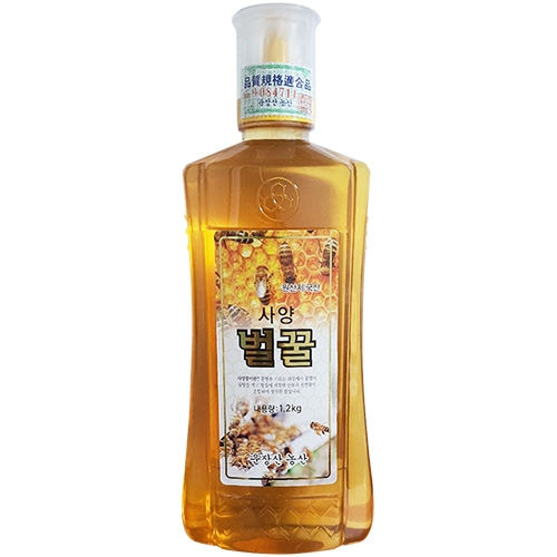 운장산 사양벌꿀 1.2kg (튜브)