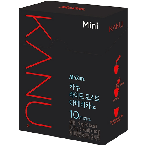 맥심 카누 미니 라이트로스트 아메리카노 10T
