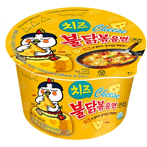 치즈 불닭볶음면 큰컵 105g