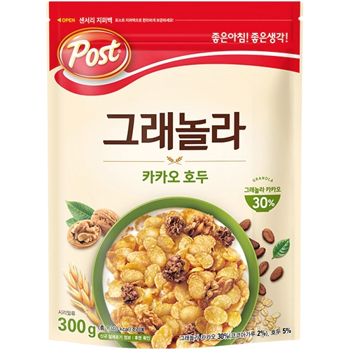 포스트 그래놀라 카카오 호두 300g