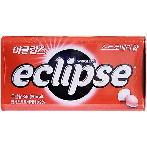 이클립스 쿨링 소프트 캔디 스트로베리향 34g
