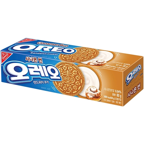 오레오 시나몬 번 80g