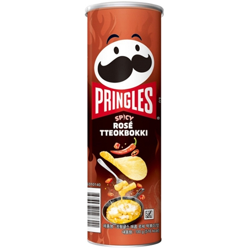 프링글스 매콤 로제 떡볶이맛 100g